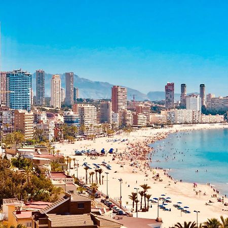 Luxurioeses Apartment In Benidorm Mit Pool Eksteriør billede